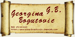 Georgina Bogutović vizit kartica